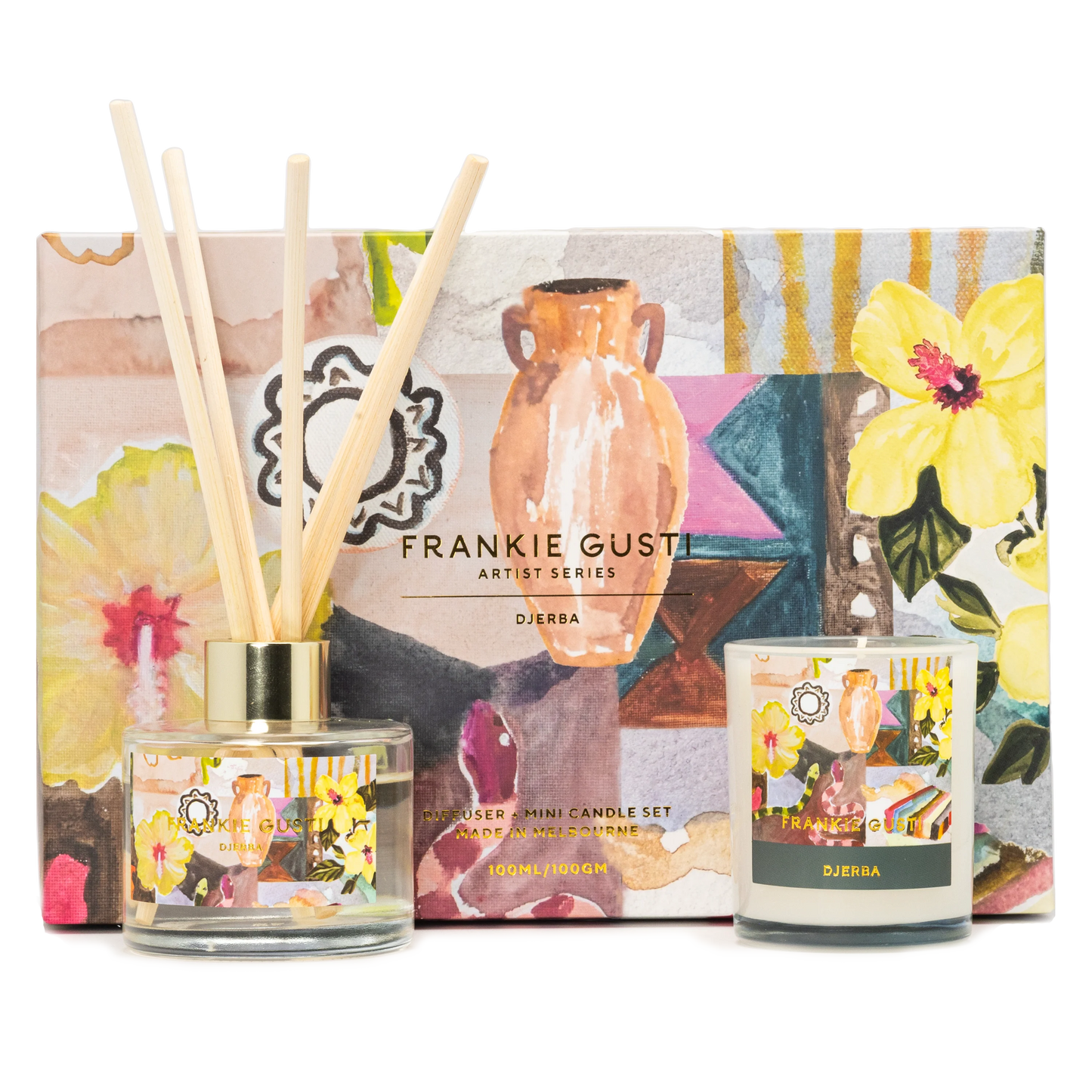 Frankie Gusti: Artist Series Duo - Diffuser & Candle Set