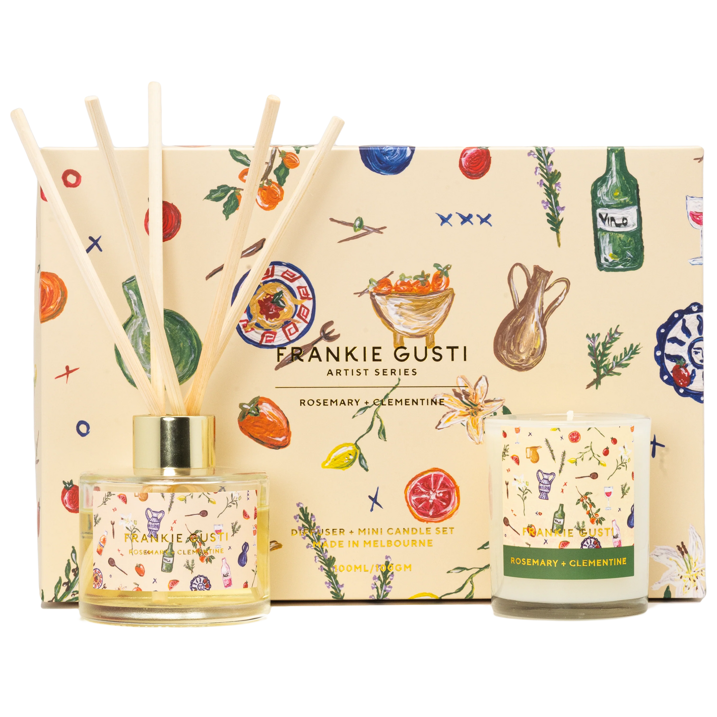 Frankie Gusti: Artist Series Duo - Diffuser & Candle Set