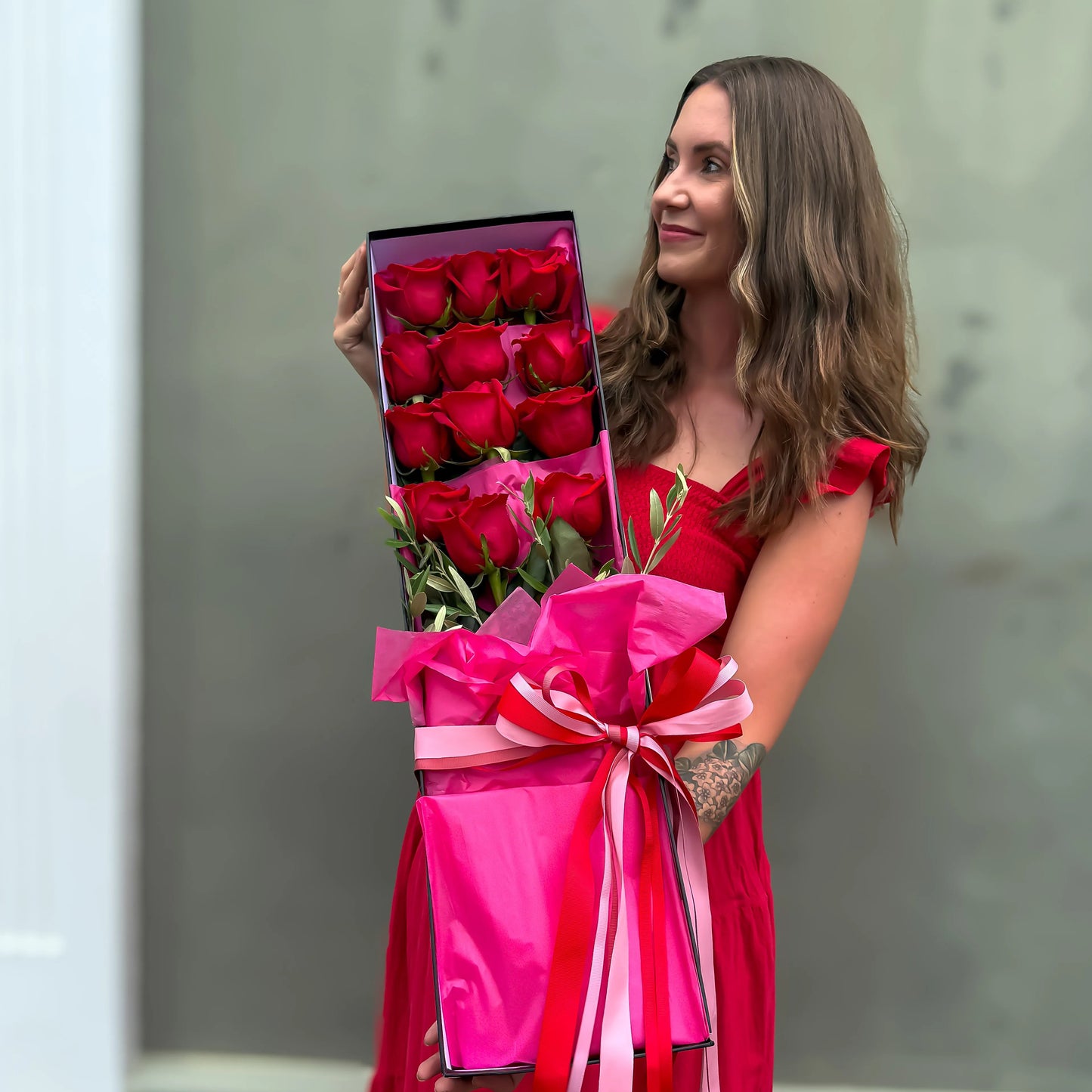 Red Roses Boxed