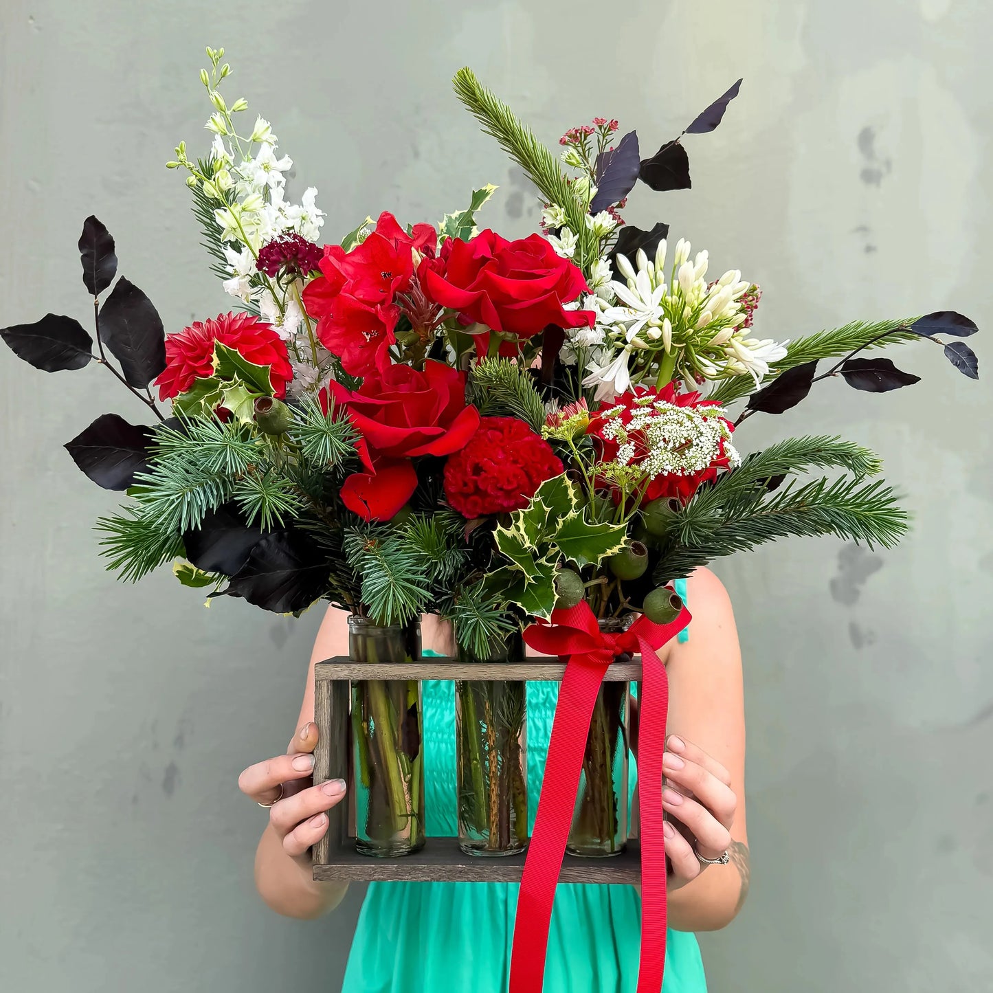 Rustic Mossbud Charm