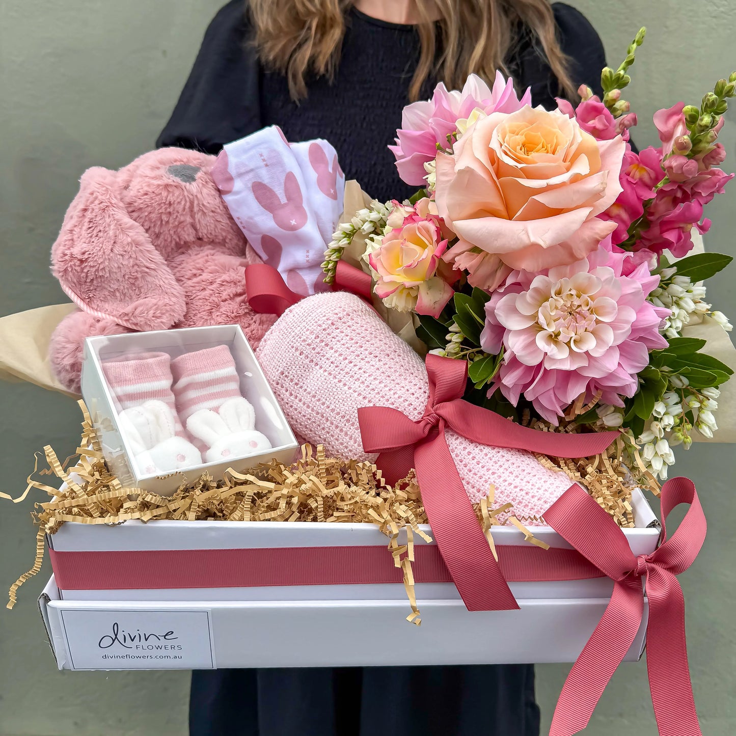 Pink Bunny Hamper