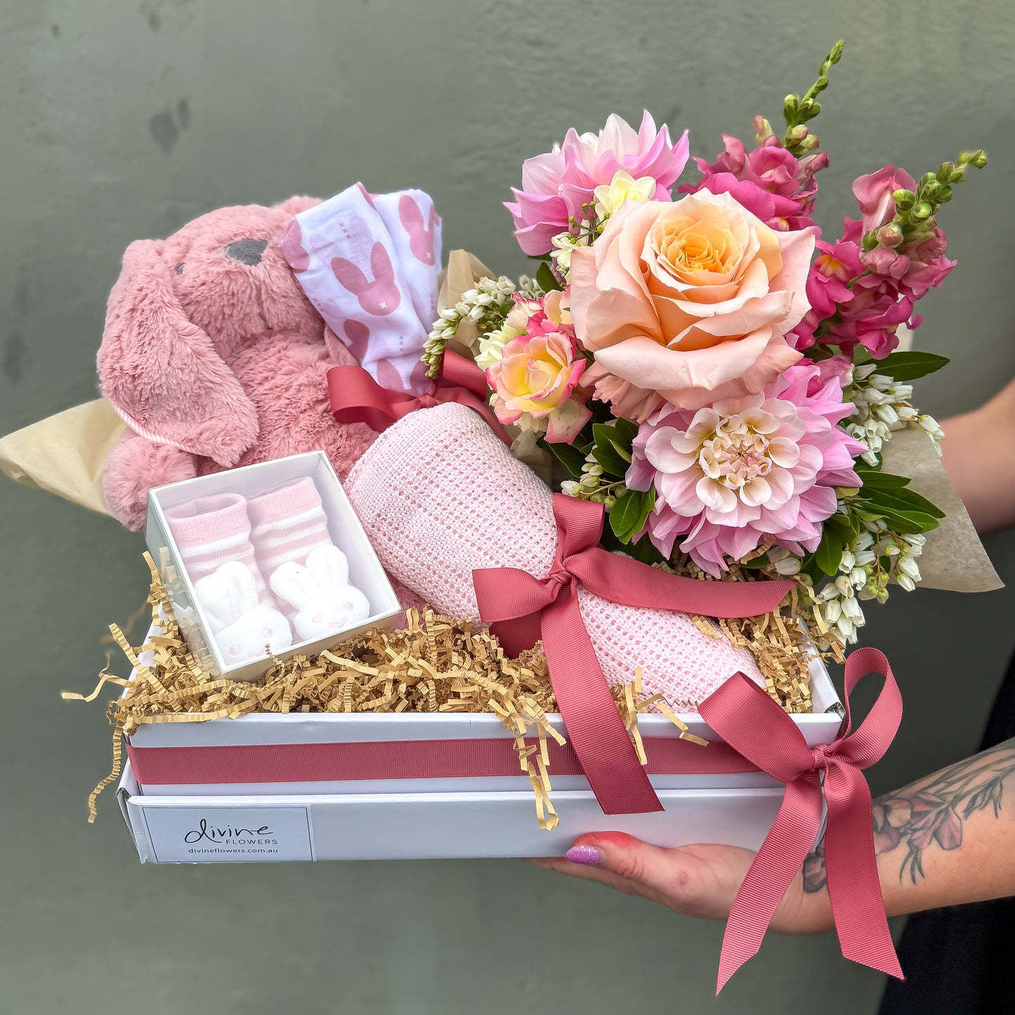 Pretty in Pink Baby Hamper