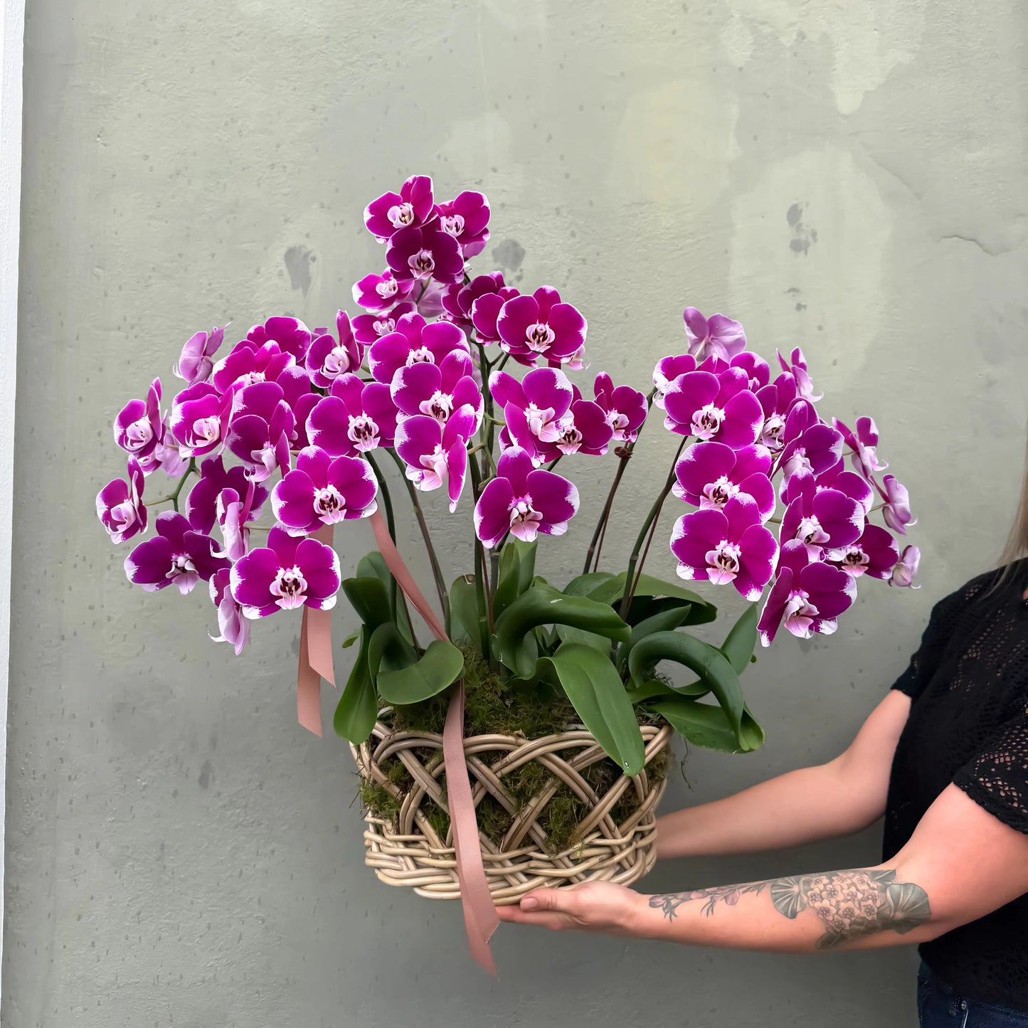 Orchid Luxe Basket