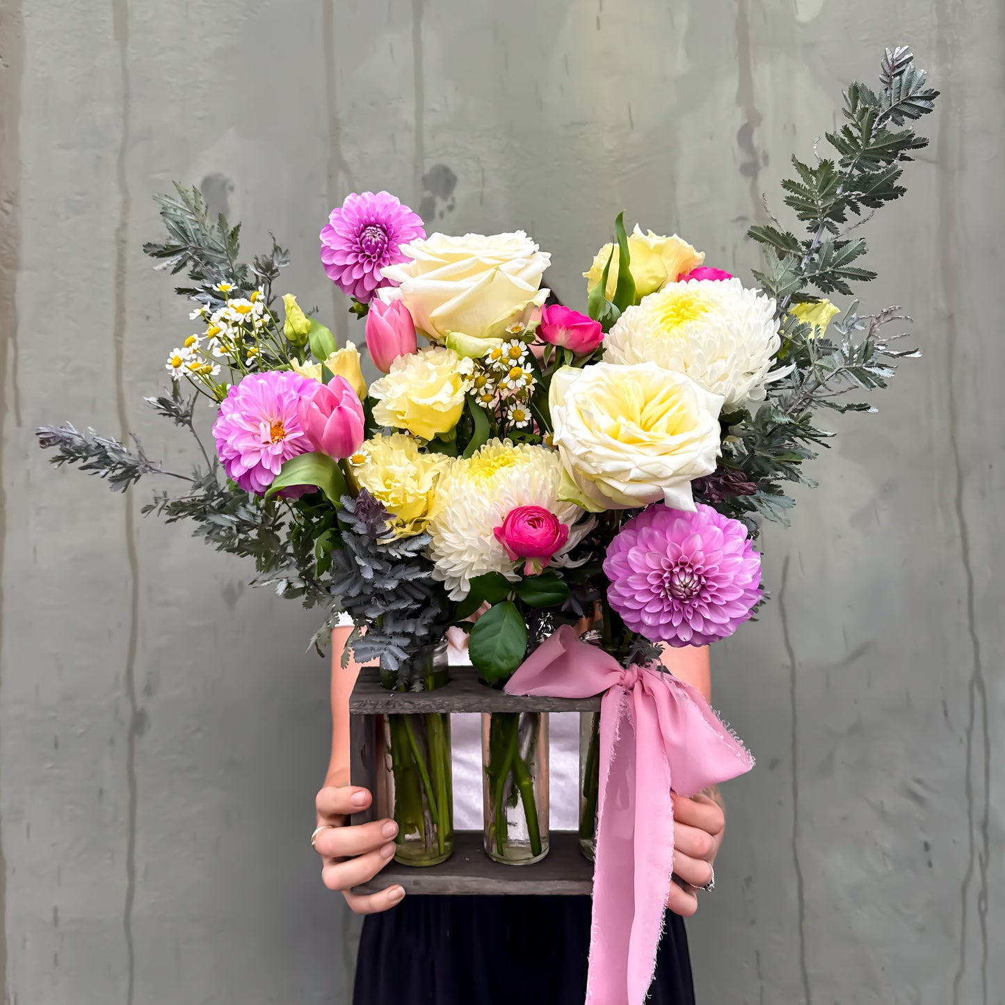 Easter Floral Crate