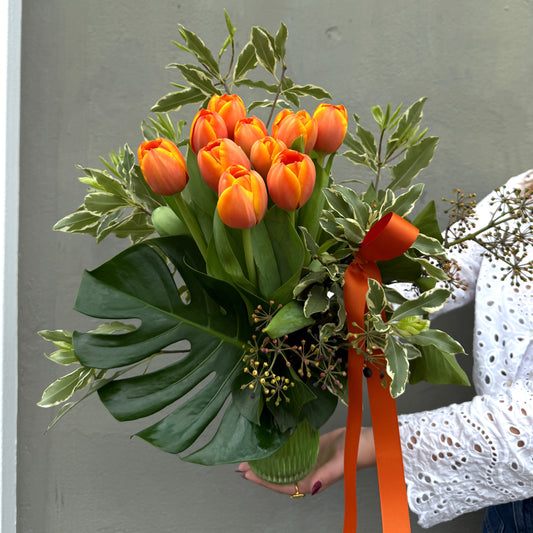 Tulips with Free Vase