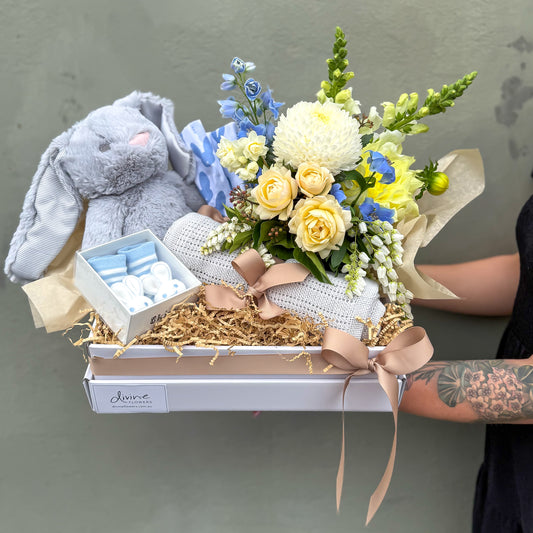 Baby Blue Bunny Hamper